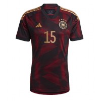 Tyskland Niklas Sule #15 Bortatröja VM 2022 Korta ärmar